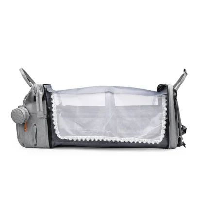 Sac à Langer Multifonction avec Lit Pliant et USB Intégré – Image 5