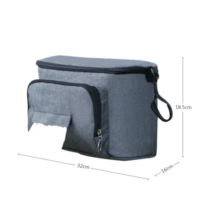 🍼 Sac de Poussette Isotherme – Confort et Praticité pour les Parents en Déplacement ! – Image 2