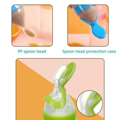 🥄 Cuillère Distributrice en Silicone – L’Innovation Maline pour des Repas Faciles ! – Image 3