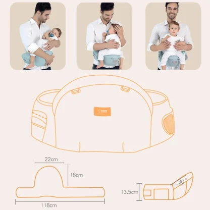 🍼 Porte-Bébé Confort & Praticité – Pour Des Moments De Complicité ! – Image 4