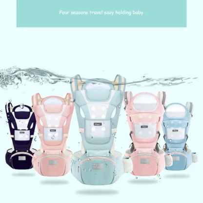 🍼 Porte-Bébé Ergonomique – Confort & Polyvalence pour Tous les Âges ! – Image 2